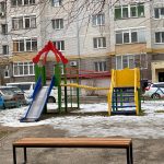 Двухкомнатная квартира Дружинная 8 в Казани - детская площадка