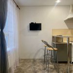 Квартира студия 25.56 м2 ЖК Весна в Казани - навесной телевизор на кухне