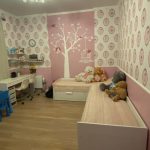 Трехкомнатная квартира в ЖК Эталон - детская маленькая комнатка