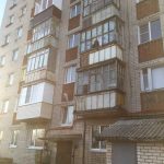 Вид на балконы дома однокомнатной квартиры ул. Боевая Казань