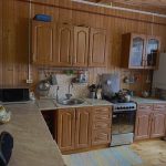 Дом в с. Набережные Моркваши - кухонный гарнитур с холодильником